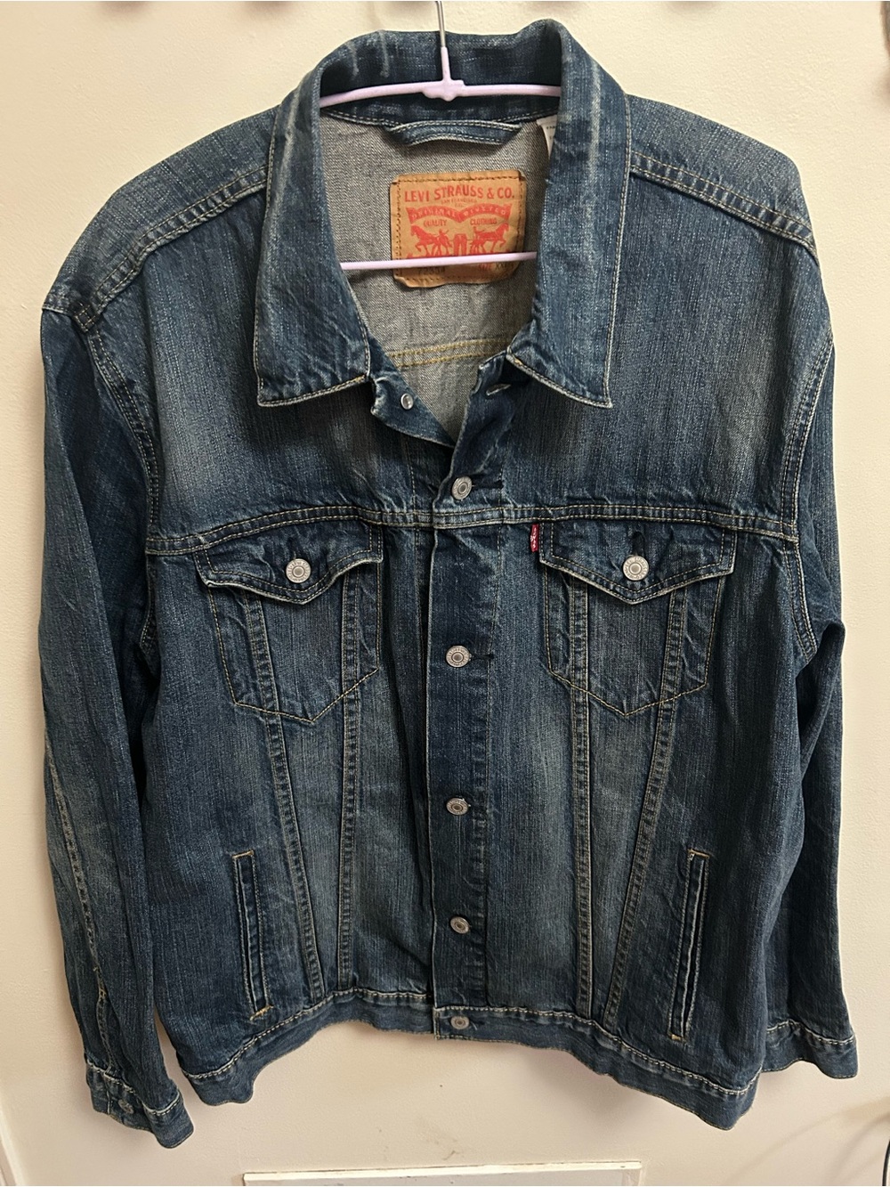 Levi's Mens Blue Denim Trucker Jacket